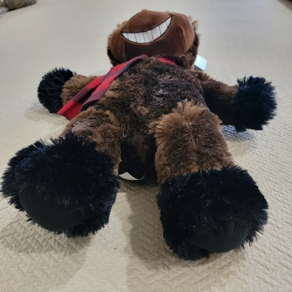 NEW Holiday Horse Retriever Squeaky Toy Plush Dog Toy